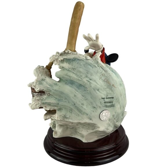 GIUSEPPE ARMANI DISNEY Mickey Mouse Sorcerer's Apprentice Sculpture Signed Coin - Picture 7 of 16